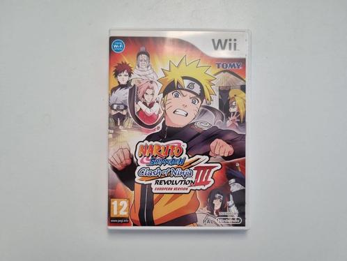 Naruto Shippuden Clash of Ninja Revolution 3 - Nintendo Wii, Spelcomputers en Games, Games | Nintendo Wii, Zo goed als nieuw, Vechten