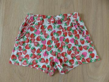 Short met aardbeien print maat 134-140 H&M beschikbaar voor biedingen