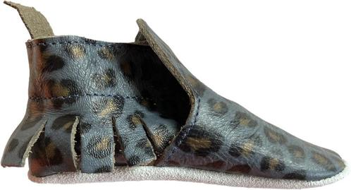 Blauwe luipaard moccasin babyslofjes van Baby-Slofje, Kinderen en Baby's, Babykleding | Schoentjes en Sokjes, Nieuw, Meisje, Slofjes