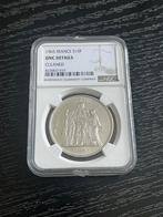 10 Francs 1965 Paris Coin Hercule, Silver NGC, Ophalen of Verzenden, Frankrijk