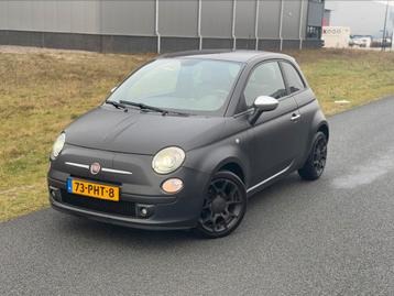 Fiat 500 0.8 2011 Zwart nap! TwinAirTurbo! lm velgen beschikbaar voor biedingen