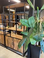 KAST MANGO INDUSTRIEEL VOORRAAD LEEGVERKOOP ! 499 SALE, Ophalen, Bruin, Modern, Vijf, Zes of meer stoelen