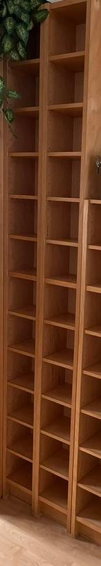 Twee cd rekken, Huis en Inrichting, Ophalen, Gebruikt, Hout, Cd's of Dvd's