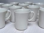 Elegante witte Senseo mokken, Ophalen of Verzenden, Zo goed als nieuw, Overige stijlen, Kop(pen) en/of Schotel(s)