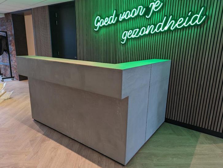 Beton toonbank keukeneiland tafelblad, Huis en Inrichting, Keuken | Keukenelementen, Nieuw, Minder dan 100 cm, 50 tot 100 cm, 25 tot 50 cm