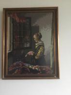 Geborduurd melkmeisje, Ophalen