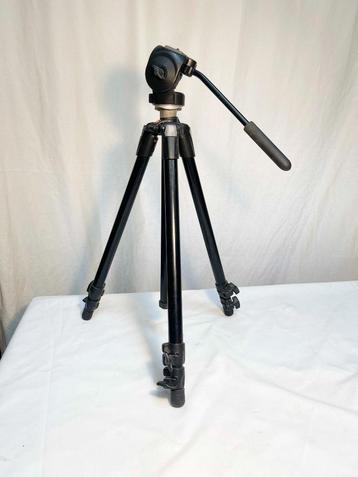 Manfrotto 055XDB Statief + Manfrotto 128RC Kop  beschikbaar voor biedingen
