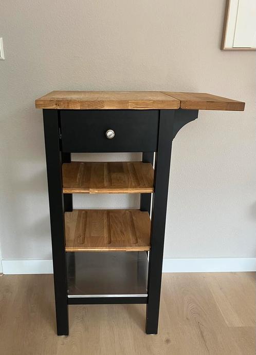 Ikea bijzettafel (STENSTORP Roltafel), Huis en Inrichting, Tafels | Sidetables, Zo goed als nieuw, 25 tot 50 cm, Rechthoekig, Ophalen