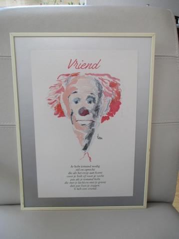 Toon Hermans - Vriend - clown - gedicht  beschikbaar voor biedingen