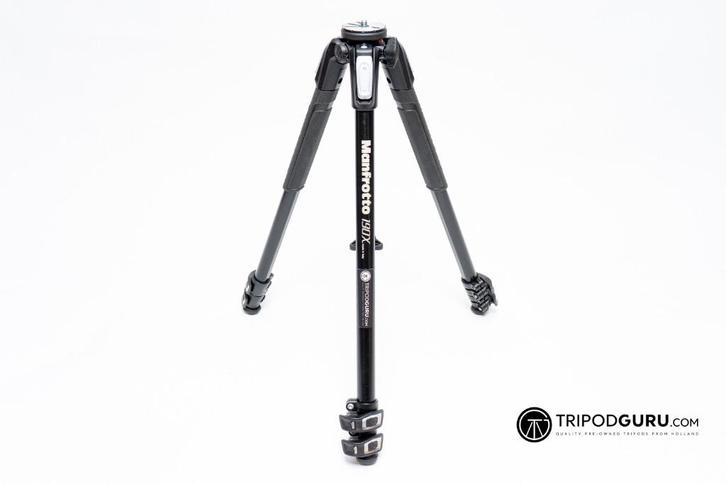 Manfrotto MT190X3 statief, Audio, Tv en Foto, Fotografie | Statieven en Balhoofden, Zo goed als nieuw, Driepoot, 150 tot 175 cm