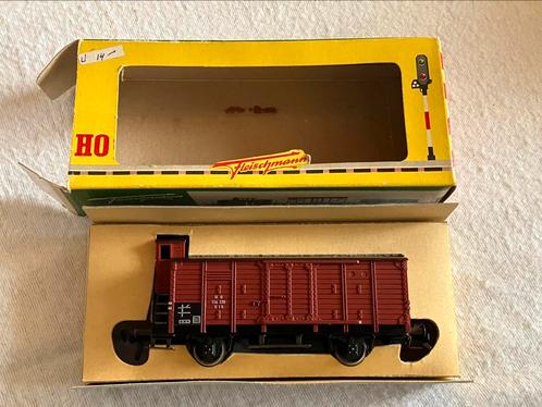 Fleischmann 1484 gesloten wagon, Hobby en Vrije tijd, Modeltreinen | H0, Zo goed als nieuw, Wagon, Gelijkstroom, Fleischmann, Ophalen of Verzenden
