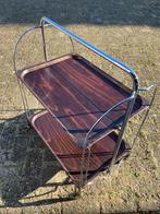 Vintage "Dinette" Serveerwagen., Ophalen, Gebruikt, Overige materialen, 75 cm of meer