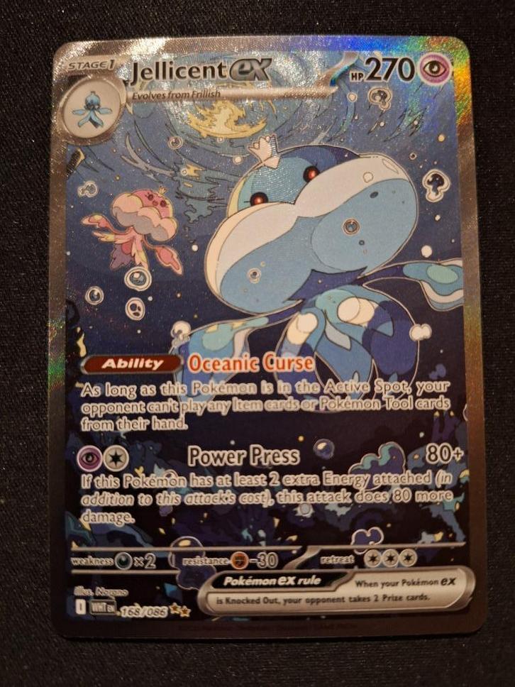 Jellicent ex #168 (White Flare), Hobby en Vrije tijd, Verzamelkaartspellen | Pokémon, Zo goed als nieuw, Verzenden