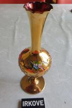 MURANO MET GOUD * Rood Vaasje *, Antiek en Kunst, Antiek | Glas en Kristal, Verzenden