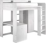 Parisot Hoogslaper met Kast, Bureau & Rek, Kinderen en Baby's, Kinderkamer | Stapelbedden en Hoogslapers, Ophalen, Zo goed als nieuw