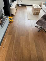 Houten vloer met ondervloer - 60m2, Doe-het-zelf en Verbouw, Vloerdelen en Plavuizen, Ophalen, Gebruikt, Vloerdelen of -planken