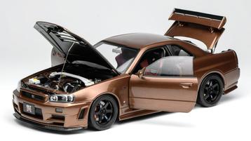 Motorhelix 1:18 Nissan Skyline GT-R (R43) Customized Copper beschikbaar voor biedingen