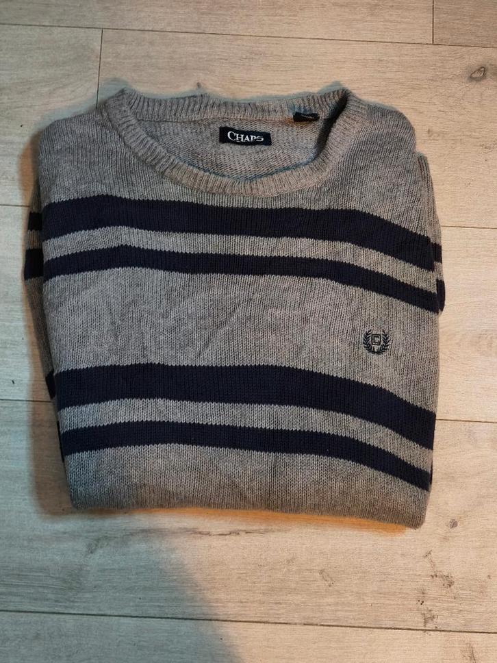 CHAPS trui maat XXL Unisex, Kleding | Heren, Truien en Vesten, Zo goed als nieuw, Overige maten, Grijs, Verzenden