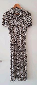 Leuke panter jurk, Bruin, Zo goed als nieuw, Onder de knie, Ophalen