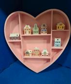 Hart Letterbak met Huisjes - 40x35cm, Ophalen of Verzenden