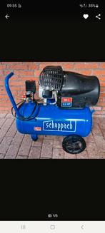 Scheppach compressor, Doe-het-zelf en Verbouw, Compressors, 100 liter of meer, Ophalen, Zo goed als nieuw