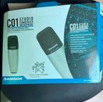 Samson C01 Studio condensor Micro+pop filter+ shockmount+XLR, Verzenden, Zo goed als nieuw, Studiomicrofoon