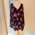 Zwarte top rozen bloemen top Maite Kelly 48 50 volants, Maite Kelly, Zo goed als nieuw, Rood, Shirt of Top