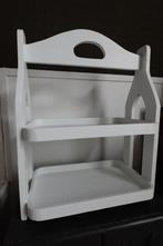 witte houten etagere wit hout, Ophalen of Verzenden, Gebruikt