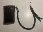 Portomonnee met leren ketting, Ophalen of Verzenden, Zo goed als nieuw, Zwart