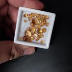 Lot met A kleur citrien edelsmid., Sieraden, Tassen en Uiterlijk, Edelstenen, Ophalen of Verzenden, Zo goed als nieuw