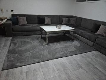 Schone grijze fluffy vloerkleed zgan 200x300cm beschikbaar voor biedingen