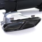 AMG Look Uitlaten + Diffuser Glans Zwart Black Tip Voor MB C, Auto diversen, Tuning en Styling, Verzenden, Automotive Parts, A.parts@hotmail.nl