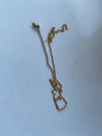 Goude keting, Sieraden, Tassen en Uiterlijk, Enkelbandjes en Enkelkettinkjes, Ophalen of Verzenden, Zo goed als nieuw, Goud