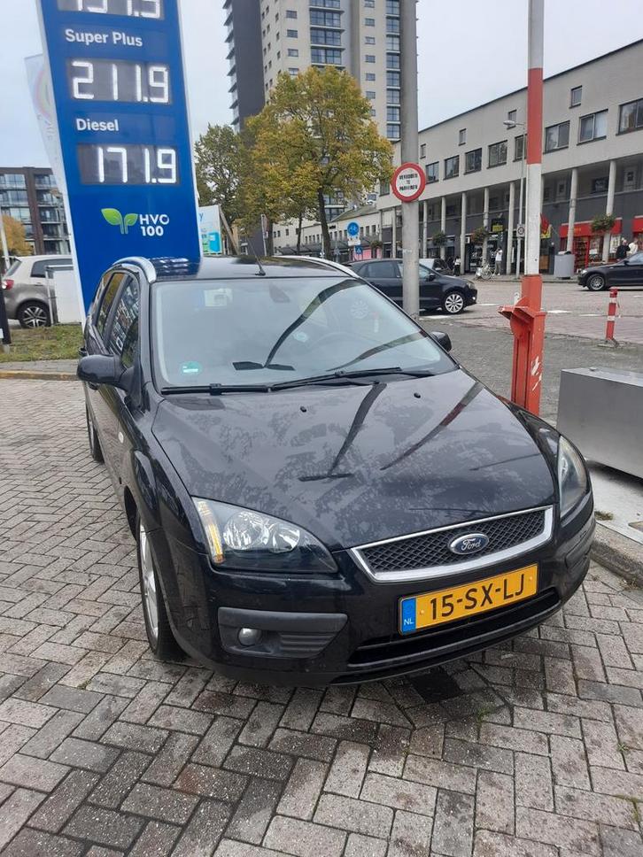 Ford Focus 2.0 107KW Wagon 2006 Zwart, Auto's, Ford, Particulier, Focus, Benzine, B, Stationwagon, Handgeschakeld, Origineel Nederlands