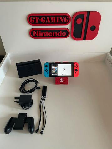 NINTENDO SWITCH NIEUW MODEL 2023 V2 LANGE ACCU DUUR+TASJE beschikbaar voor biedingen