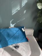 Stoov kussen 60 90 fluweel blauw nieuw kaartje, Huis en Inrichting, Woonaccessoires | Kussens, Ophalen of Verzenden, Nieuw, Blauw