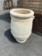 Marrokaanse Tamagroute terracotta pot, Ophalen, Steen, Rond, Zo goed als nieuw