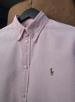 Ralph Lauren Overhemd / Blouse Effen Roze - Custom Fit L, Kleding | Heren, Overhemden, Verzenden, Zo goed als nieuw, Roze, Ralph Lauren
