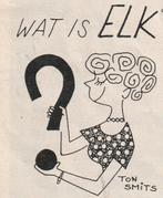 retro reclame 1978 Elk zuivel melkpoeder roerend Ton Smits, Verzenden, Overige typen