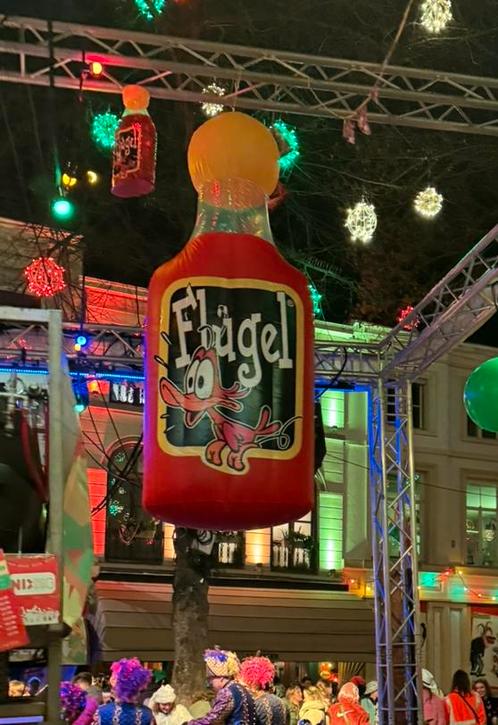 Gezocht: 2m opblaas Flügel fles, Verzamelen, Merken en Reclamevoorwerpen, Gebruikt, Overige typen, Ophalen of Verzenden