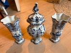3 vazen delfts blauw, Ophalen