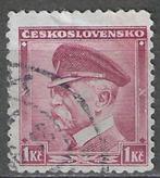 Tsjechoslowakije 1935 - Yvert 302 - President Masaryk  (ST), Verzenden, Overige landen, Gestempeld