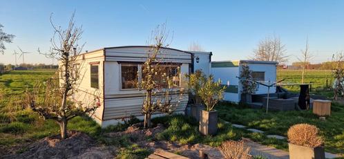 Woonunit, 2 stuks (gekoppelde) met CV installatie, Caravans en Kamperen, Stacaravans, Ophalen