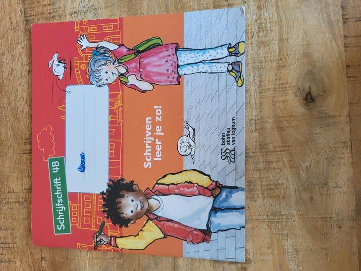 Schrijven leer je zo! - Schrijfschrift 4B - set van 5 stuks, Boeken, Schoolboeken, Zo goed als nieuw, Nederlands, Overige niveaus