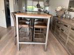 Mooie hoge bar tafel, Huis en Inrichting, Tafels | Statafels, Ophalen, Zo goed als nieuw