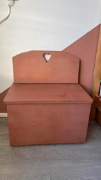 Kinderkamer boeken kist / opberg kist hartje, Ophalen, Gebruikt, Overige typen
