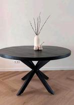 Ronde massief houten eettafel 130cm, Ophalen