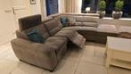 Mooie Hoekbank / Bankstel met 2 relax seats (elektrisch), Huis en Inrichting, Ophalen, Gebruikt, Vierpersoons of meer, Stof