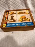 Vintage HEMA Blank Houten Blokken, Overige merken, Gebruikt, ., Ophalen of Verzenden