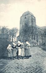 Veere, meisjes op pad voor Grote Kerk  129160, Ophalen of Verzenden, Ongelopen, Zeeland
